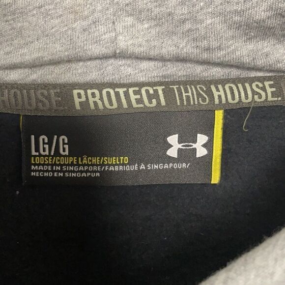 UNDER ARMOUR STEEL COUNTRY PULLOVER HOODIE SZ LARGE - Picture 5 of 6